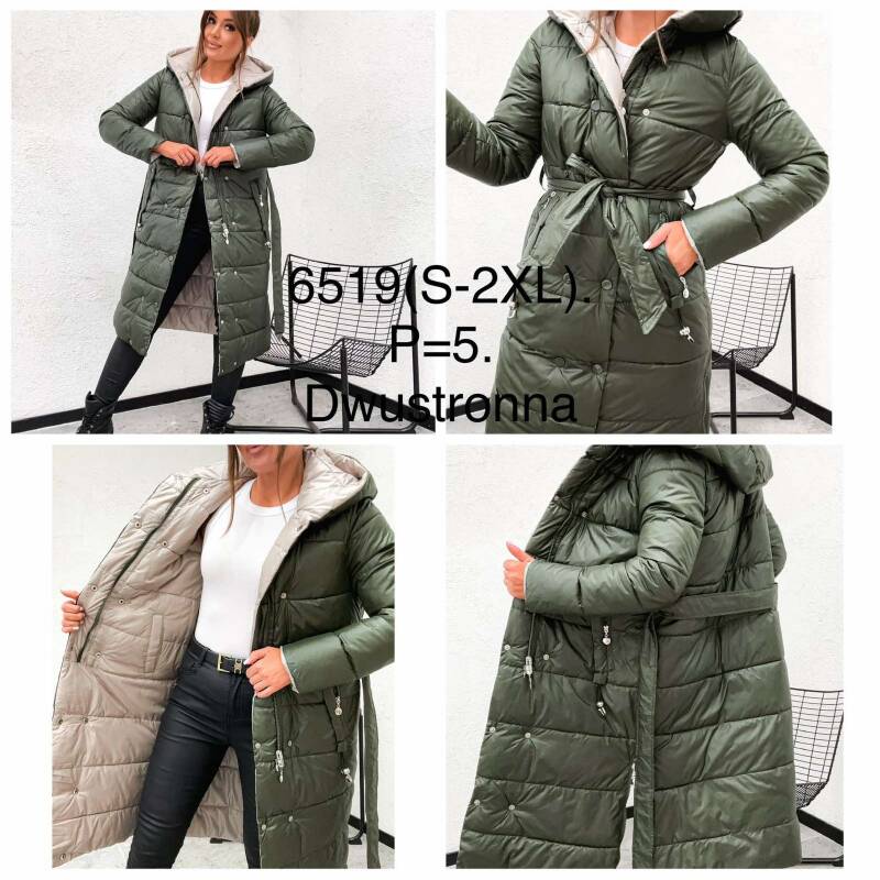Plaszcze damkie Roz S-2XL, 1 Kolor Paczka 5 szt